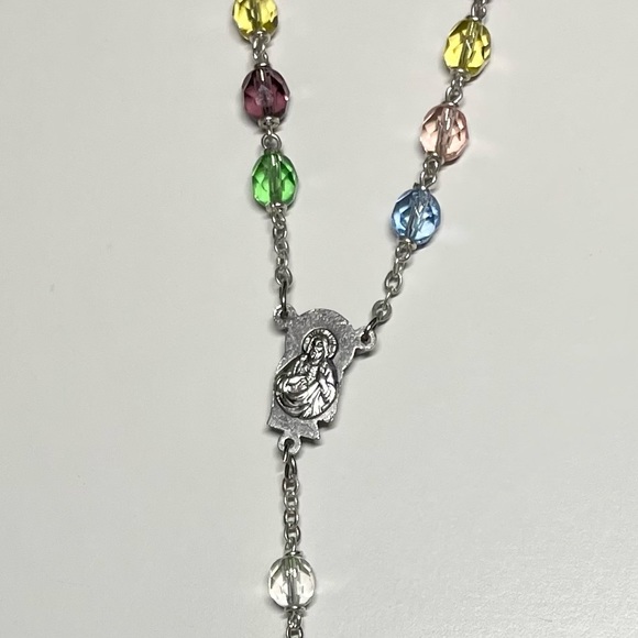 Rosary with real crystal beads - Picture 10 of 15